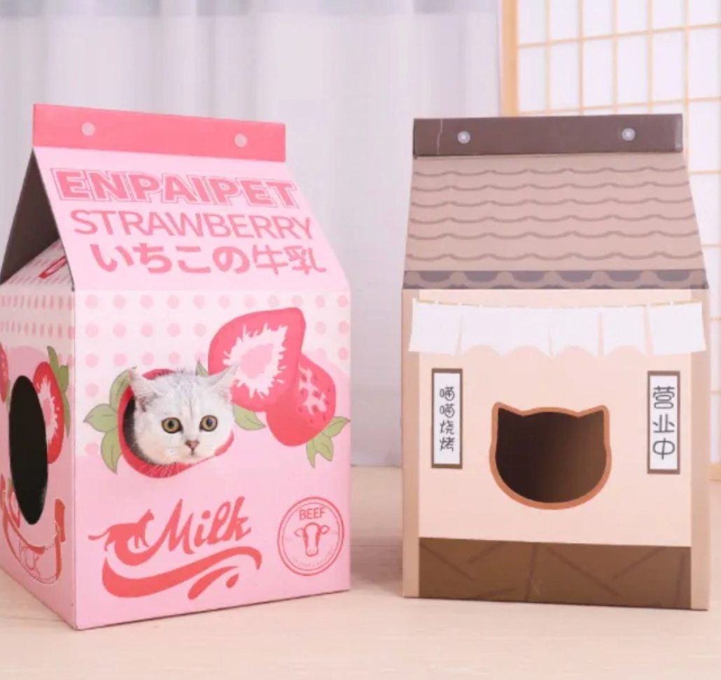 Milky The Milkbox Cat House